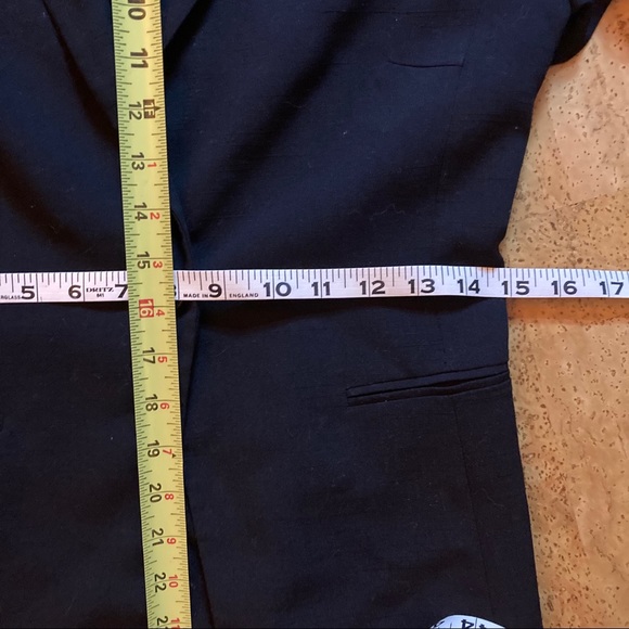 Reuve Black short Sleeve Button Front Black Blazer - Picture 10 of 11